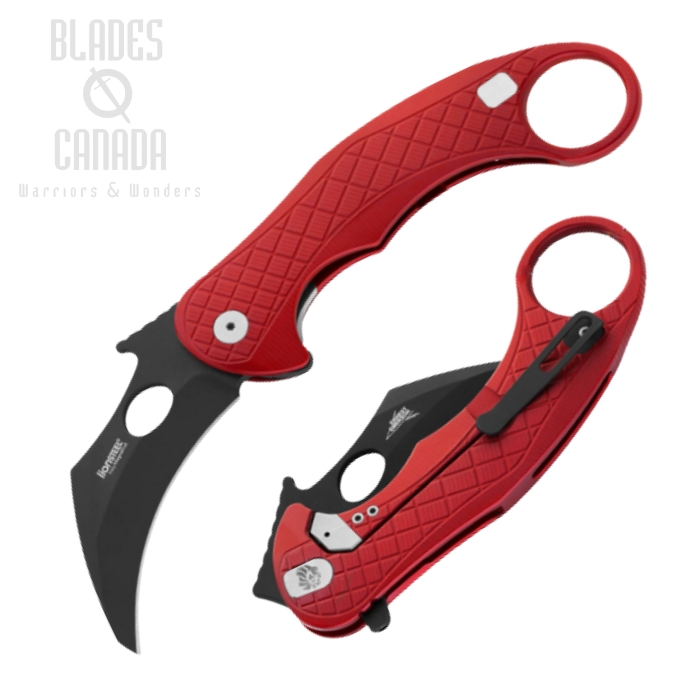 Lion Steel LE1 A RB L.E.One Flipper Framelock Karambit, MagnaCut Black, Wave Opening